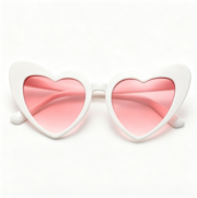 Cross-border European and American diagonal love-shaped sunglasses for women with sun protection - Image 2