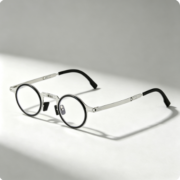 Retro ultra-light portable reading glasses with high-definition, foldable features and blue light protection