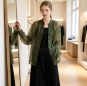 Shirt for women with a unique design, sun-protective, air-conditioned, cardigan-style top - Image 4
