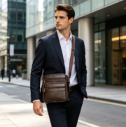 Cross-border genuine leather men's bag, top-grain cowhide men's bag, trendy new style - Image 4