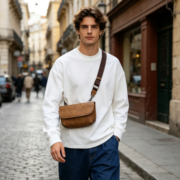 Cross-border best-selling retro Korean-style unisex crossbody bag - Image 4