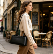 European and American retro baguette bag with a high-end minimalist style shoulder bag - Image 4