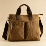 Business Canvas Tote Bag, Outdoor Crossbody Bag, Single-Shoulder Bag