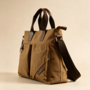 Business Canvas Tote Bag, Outdoor Crossbody Bag, Single-Shoulder Bag - Image 3