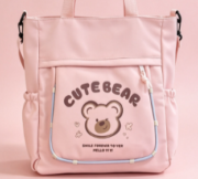 Large-capacity Small Bear Student Single-Shoulder Bag Crossbody Backpack for International Students - Image 3