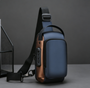 Multi-functional password lock fashion chest bag, portable commuting crossbody bag - Image 2