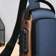 Multi-functional password lock fashion chest bag, portable commuting crossbody bag - Image 3