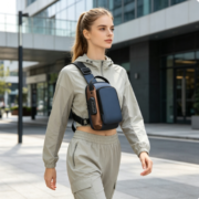 Multi-functional password lock fashion chest bag, portable commuting crossbody bag - Image 5