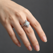 New design egg-shaped ladies' ring, fashionable, simple and elegant - Image 4
