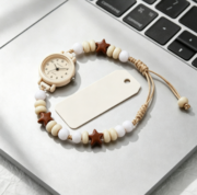 Handmade women's bracelet watch, an artistic and minimalist design perfect for girlfriends